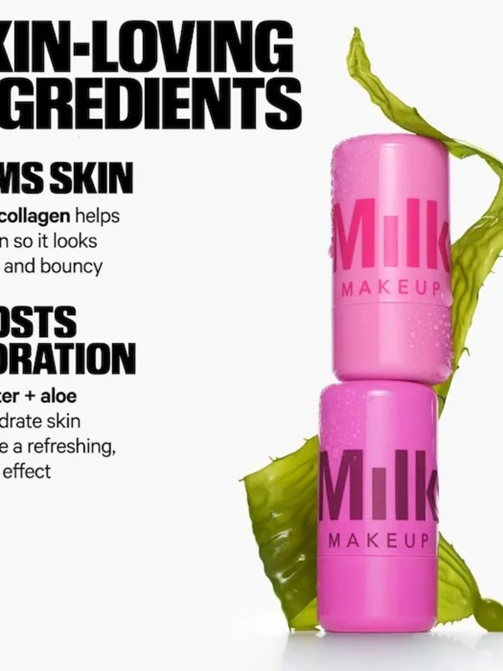 MILK MAKEUP  Cooling Water Jelly Tint Lip + Cheek Blush Stain